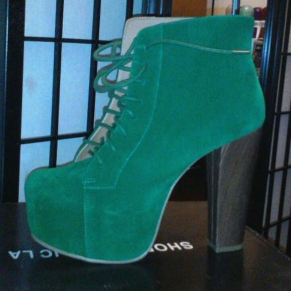Green booties