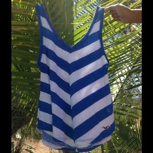 Hollister Chevron Tank💙😋
