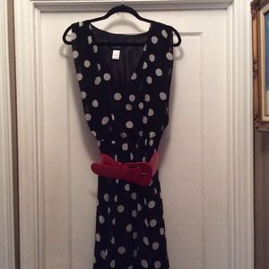 Black & White Polka Dot Dress