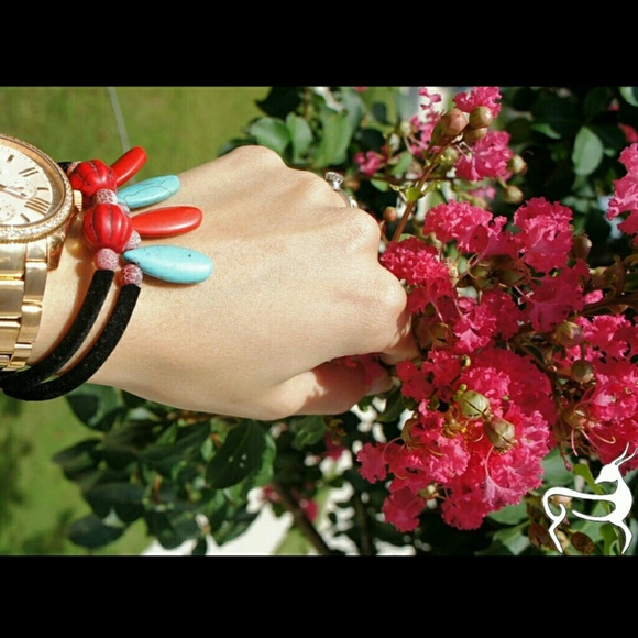 Red & Turquoise Bracelet!