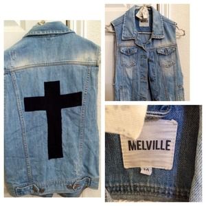 Sleeveless Denim Jacket