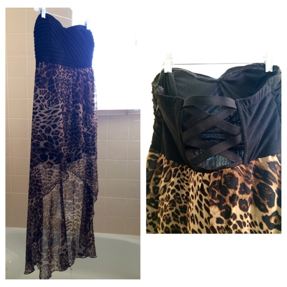 High-Low Cheetah Dress