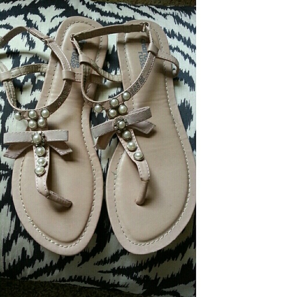 Blush pink sandals