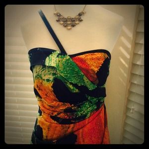 Vivienne Tam Floral Dress