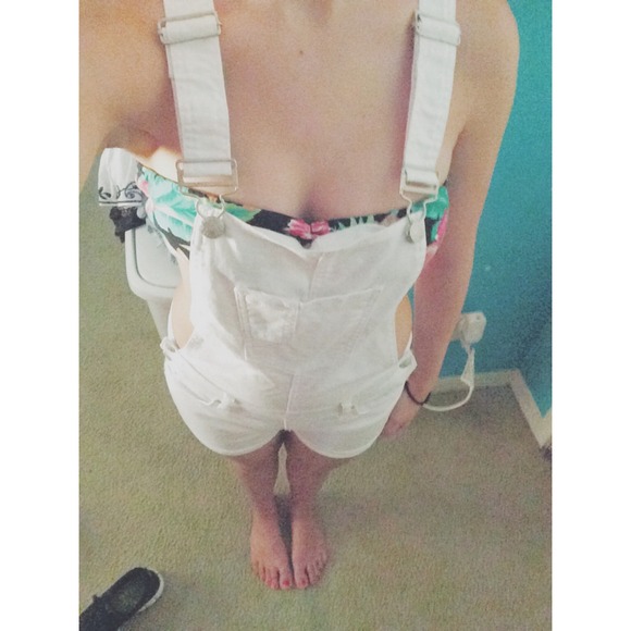 White overalls.