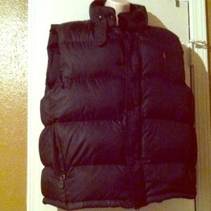Polo down vest