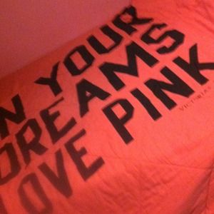 Victoria secret pink blanket