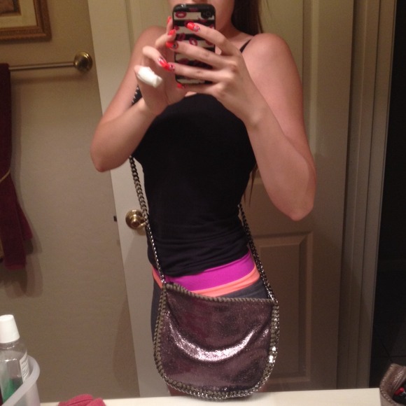 Host pick! Authentic pewter Stella McCartney cross - Picture 4 of 4