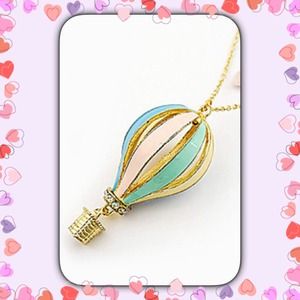 Hot air balloon necklace