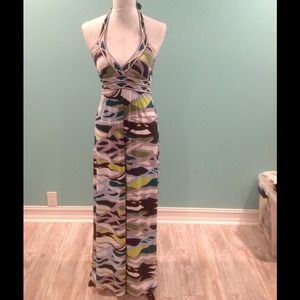 Halter maxi dress