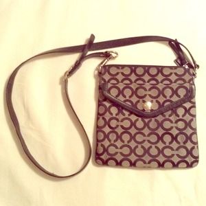 Authentic Coach Crossbody -Black