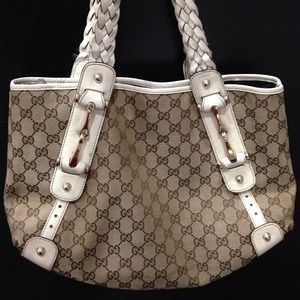 Gucci Monogram Large Pelham Tote