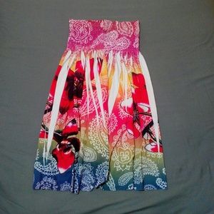 **PRICE DROP! WURL Tropical Tube Top Dress**