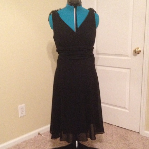 Black cocktail dress