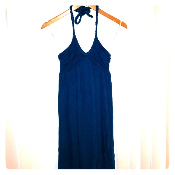 Braided halter dress