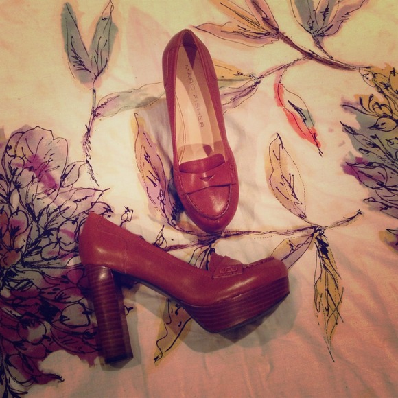 Penny loafer platforms