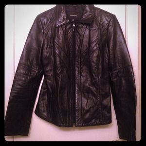 Express leather jacket