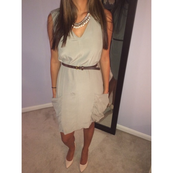 The perfect BCBG olive green dress