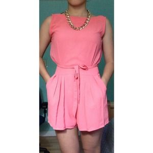 Coral Romper