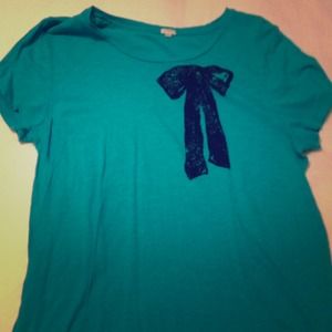 EUC- Teal J Crew t shirt!!