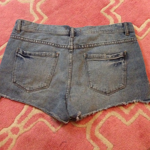 Free People Jean Shorts - Picture 2 of 3
