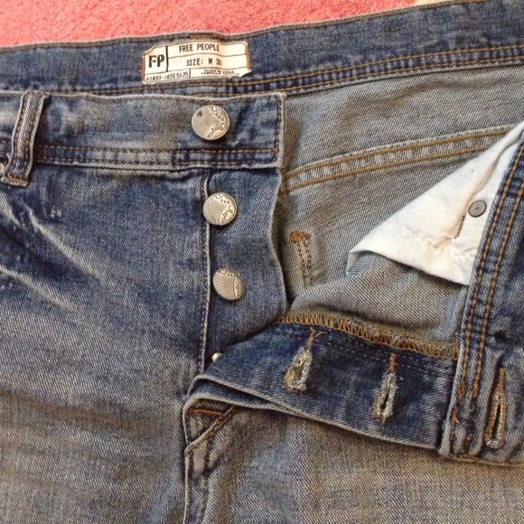 Free People Jean Shorts - Picture 3 of 3