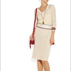 SOLD 🚫Tory Burch Donovan crochet skirt.