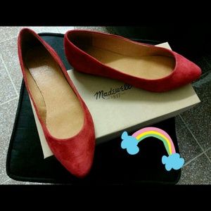 Suede Flats from Madewell
