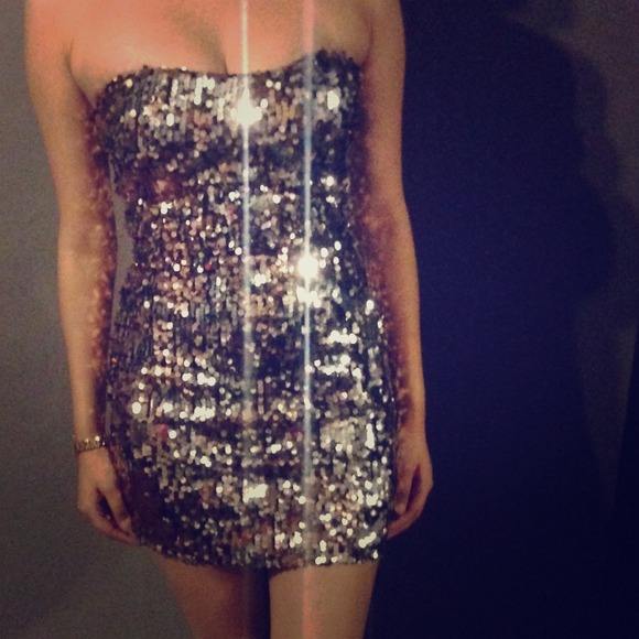 Sparkly tube dress
