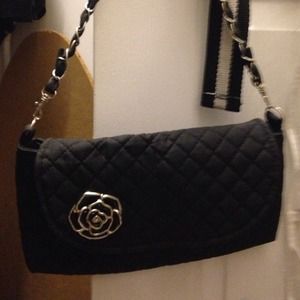 Black evening handbag