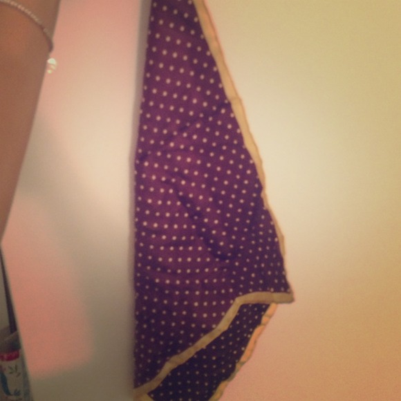Silk Square maroon and yellow scarf