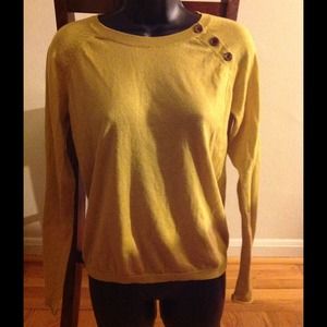 Halogen Mustard Sweater