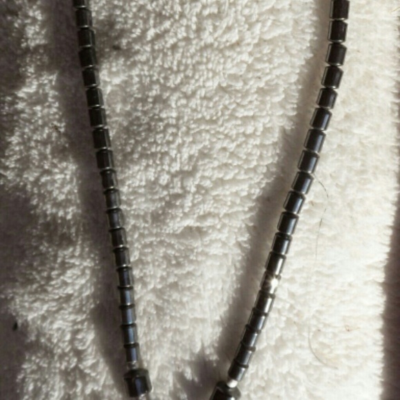 Strong yet Charming Hematite Necklace - Picture 2 of 4