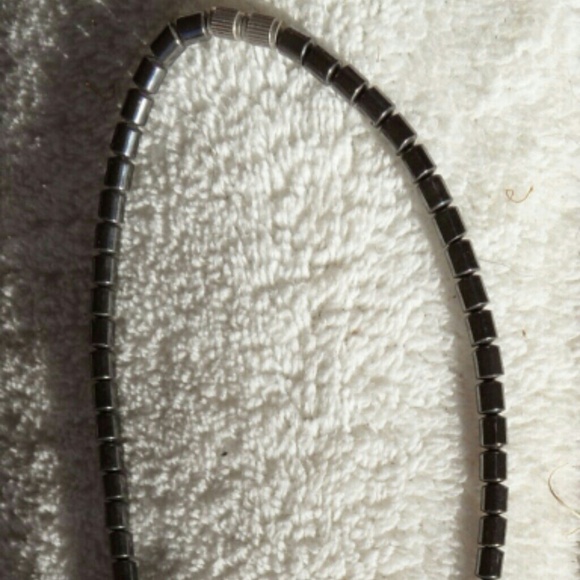 Strong yet Charming Hematite Necklace - Picture 3 of 4