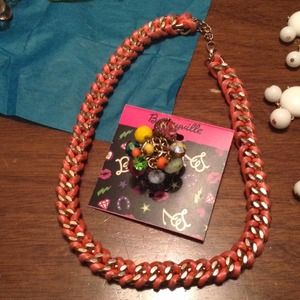 Betsey Johnson ring and necklace