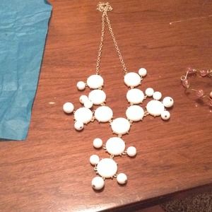 White bubble necklace