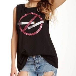 Nastygal no smoking muscle tee