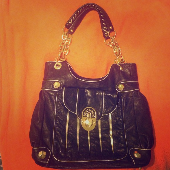 Betsey Johnson REAL Leather Handbag.