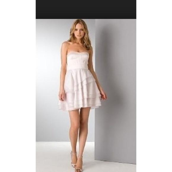 AQUA for Bloomingdales pink corset dress - Picture 1 of 3