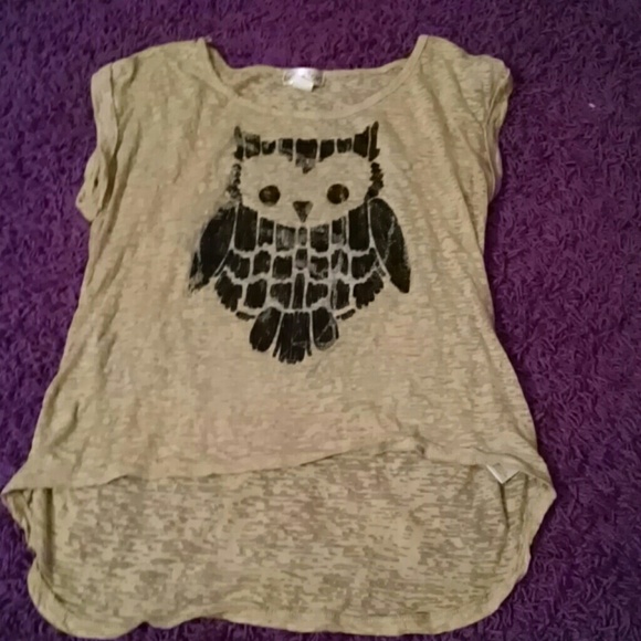 Owl Short Sleeve Top - Picture 1 of 2