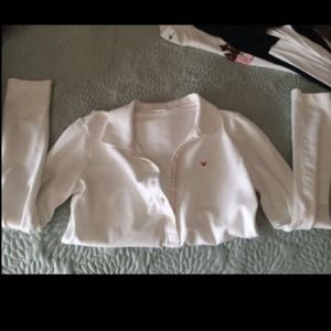 American Eagle long sleeve polo shirt