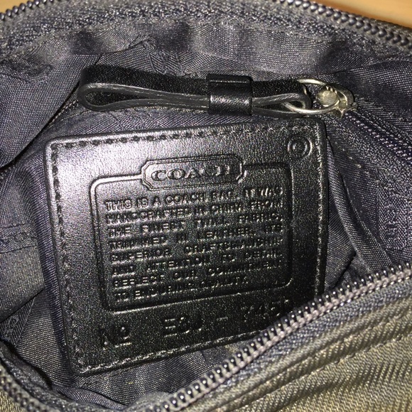 COACH olive green / brown mini bag - Picture 3 of 3