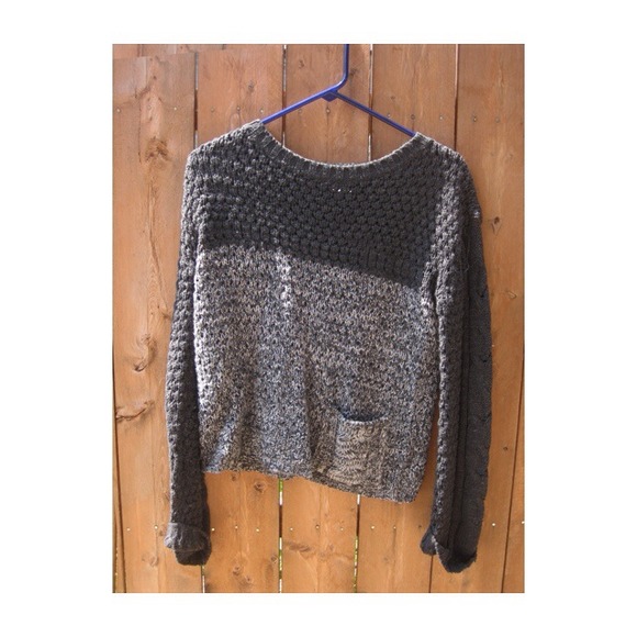 2 Tone Gray Sweater