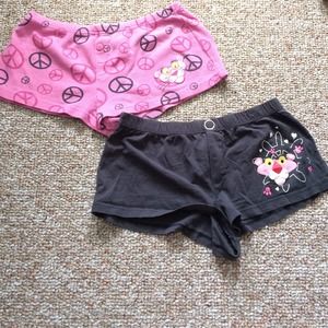 ✋Traded✋ Pink panther sleeper shorts bundle