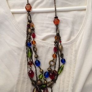 Long beaded necklace