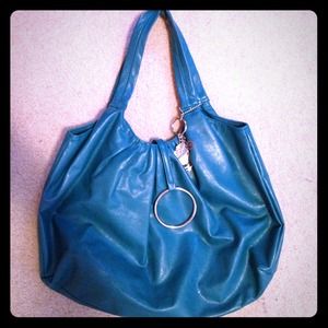 Teal handbag