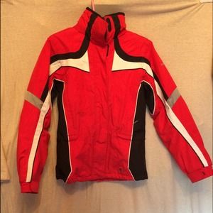 Red black & white STRYKE ski jacket!
