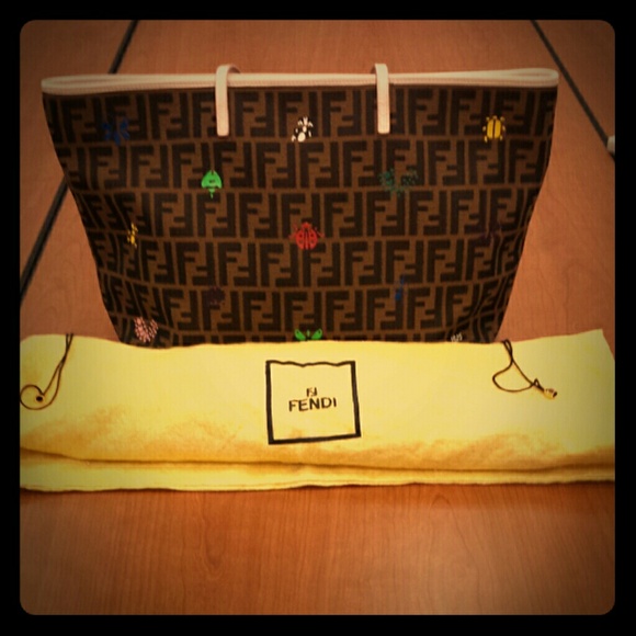 Fendi Zucca Insect Tote