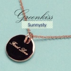 Sold First love rosegold necklace