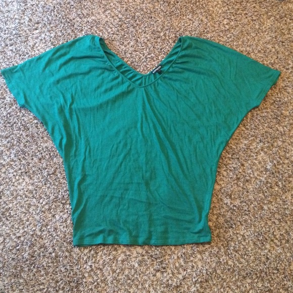 Green oversized express shirt